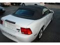 2001 Oxford White Ford Mustang V6 Convertible  photo #9
