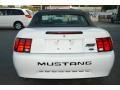 2001 Oxford White Ford Mustang V6 Convertible  photo #10