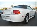 2001 Oxford White Ford Mustang V6 Convertible  photo #11
