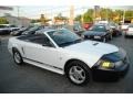 2001 Oxford White Ford Mustang V6 Convertible  photo #12