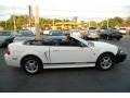 2001 Oxford White Ford Mustang V6 Convertible  photo #17
