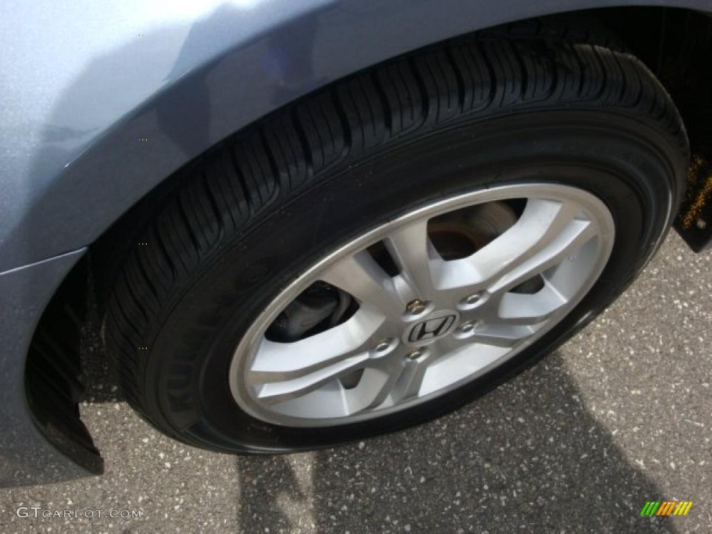 2007 Accord EX-L Sedan - Cool Blue Metallic / Gray photo #7