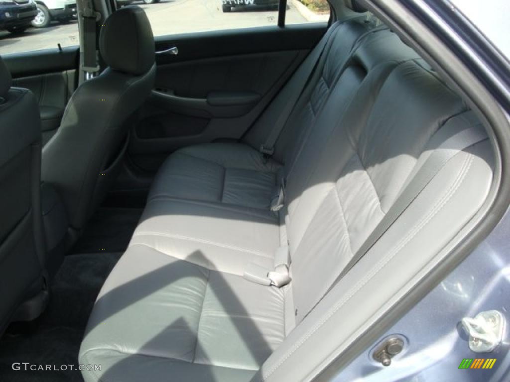 2007 Accord EX-L Sedan - Cool Blue Metallic / Gray photo #9