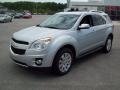 2010 Silver Ice Metallic Chevrolet Equinox LT AWD  photo #2