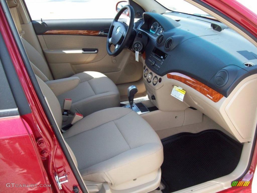 2010 Aveo Aveo5 LT - Sport Red / Neutral photo #13