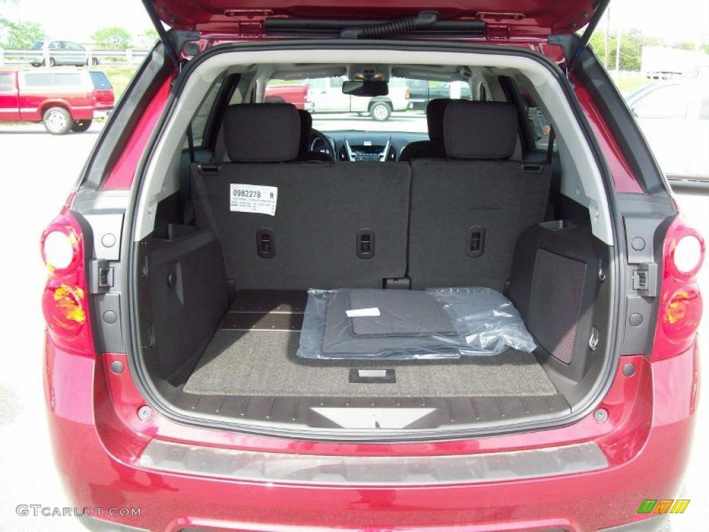 2010 Equinox LT AWD - Cardinal Red Metallic / Jet Black/Light Titanium photo #8