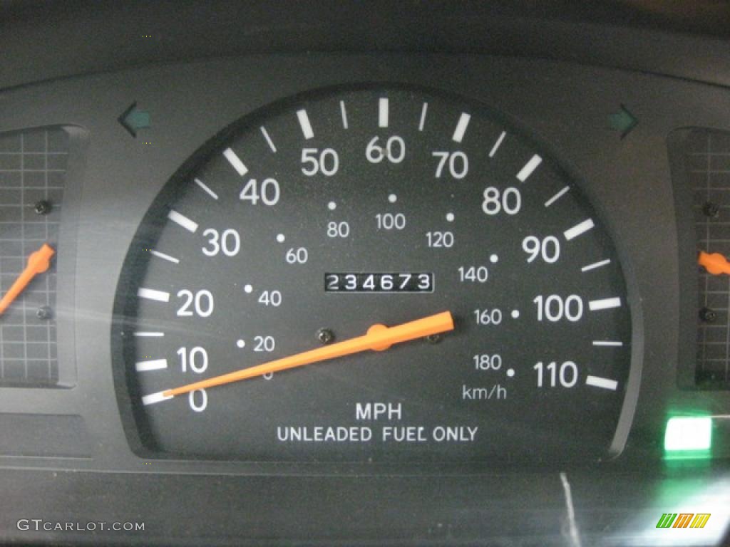 1996 Tacoma V6 Extended Cab - Sunfire Red Pearl / Beige photo #3