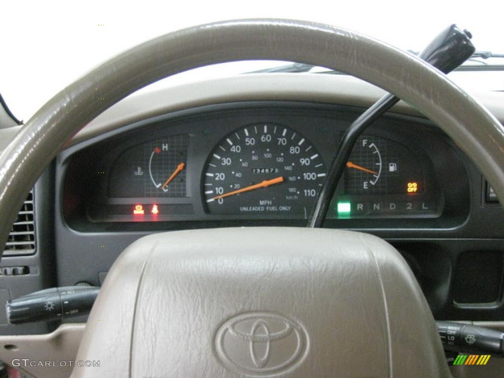 1996 Tacoma V6 Extended Cab - Sunfire Red Pearl / Beige photo #4