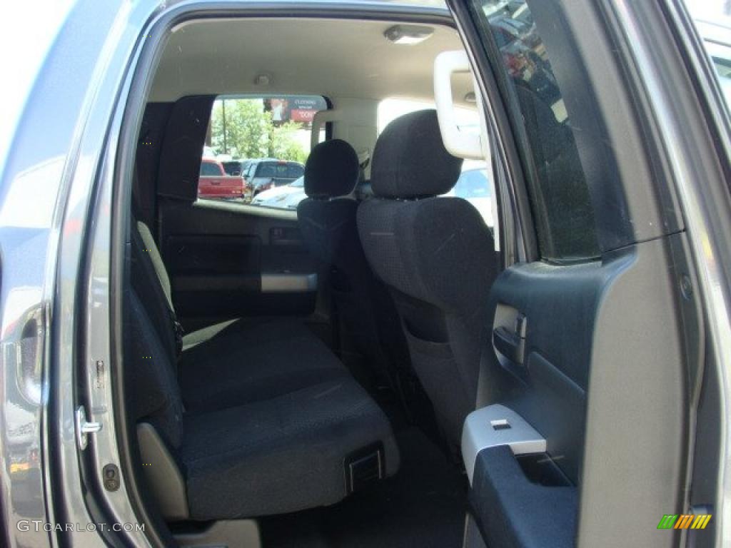 2007 Tundra SR5 Double Cab 4x4 - Slate Metallic / Black photo #12