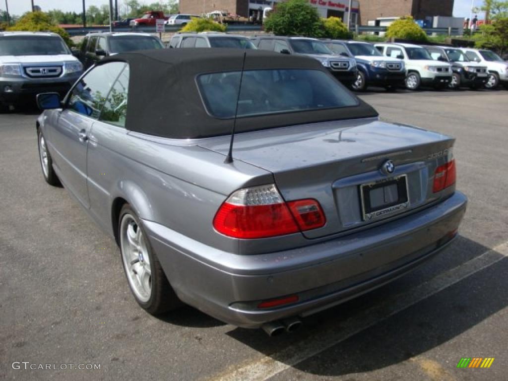 2005 3 Series 330i Convertible - Silver Grey Metallic / Grey photo #2