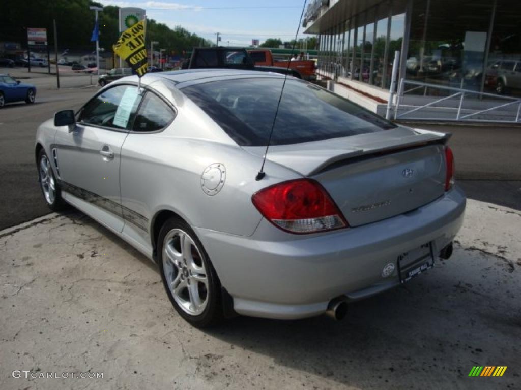 2006 Tiburon SE - Sterling Silver Metallic / Black photo #2