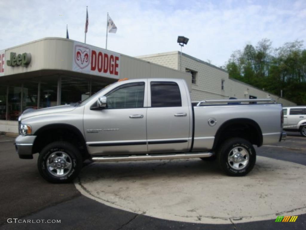 2005 Ram 2500 Power Wagon Quad Cab 4x4 - Bright Silver Metallic / Dark Slate Gray photo #1