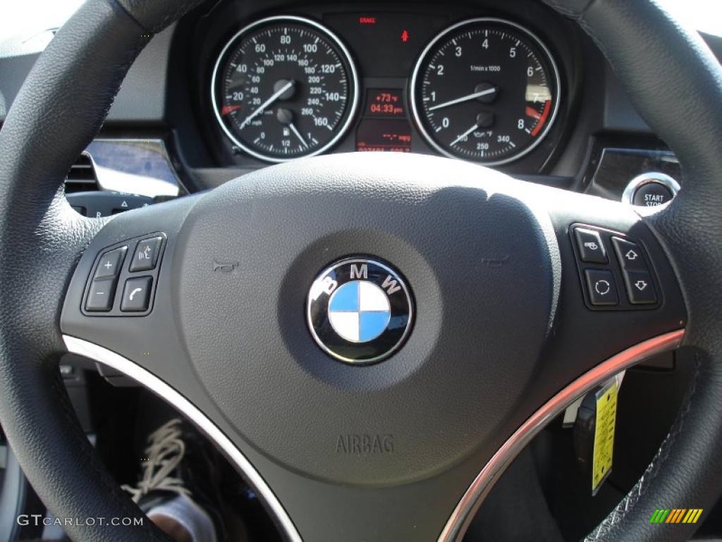 2008 3 Series 335i Coupe - Space Grey Metallic / Coral Red/Black photo #12
