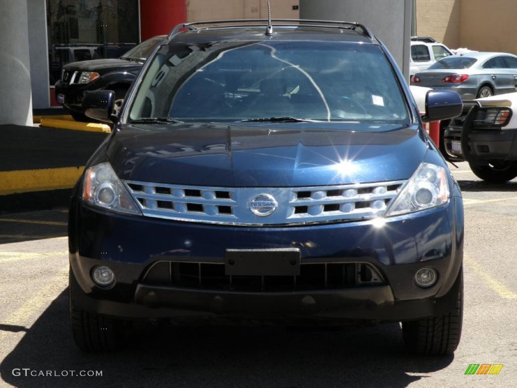 2004 Murano SL AWD - Midnight Blue Pearl / Charcoal photo #2