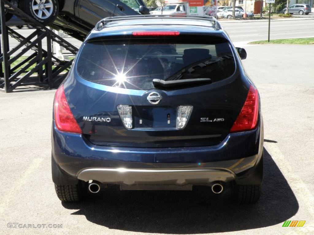 2004 Murano SL AWD - Midnight Blue Pearl / Charcoal photo #5