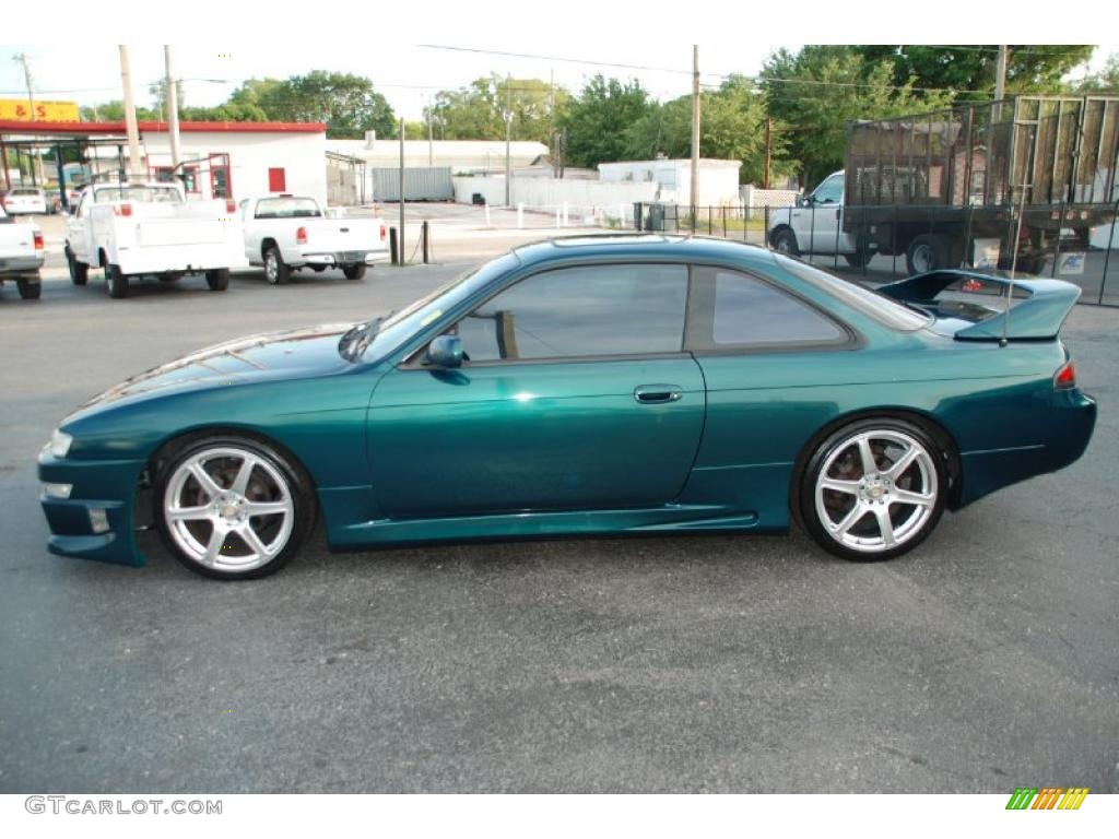 1998 240SX SE - Cobalt Green Pearl Metallic / Black photo #5