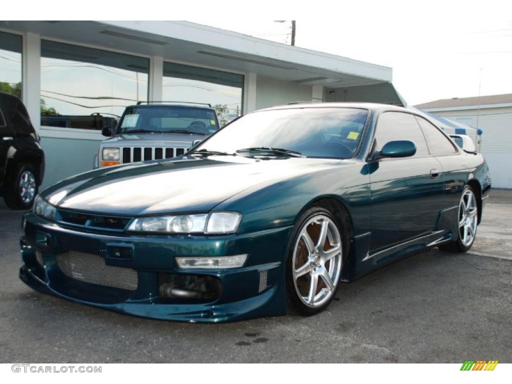 1998 240SX SE - Cobalt Green Pearl Metallic / Black photo #10