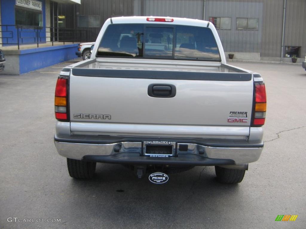 2006 Sierra 1500 SLT Crew Cab 4x4 - Silver Birch Metallic / Dark Pewter photo #5