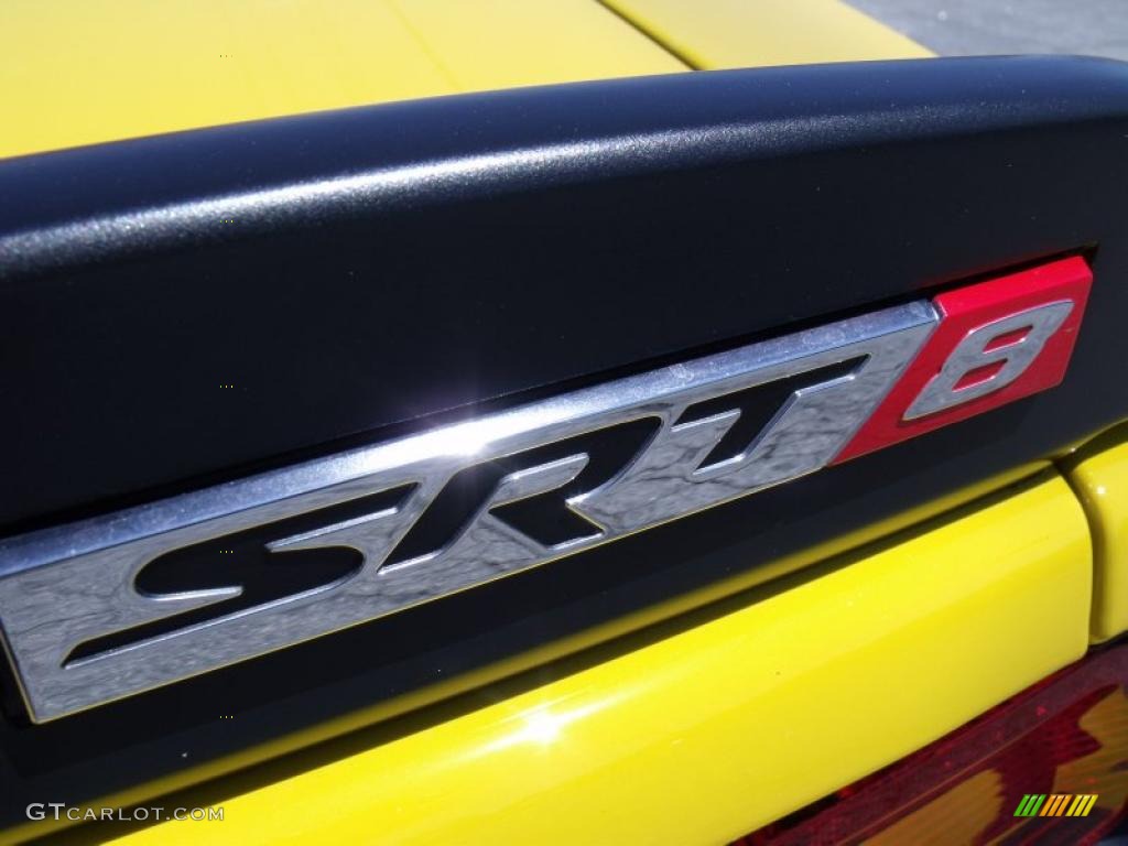 2010 Challenger SRT8 - Detonator Yellow / Dark Slate Gray photo #10