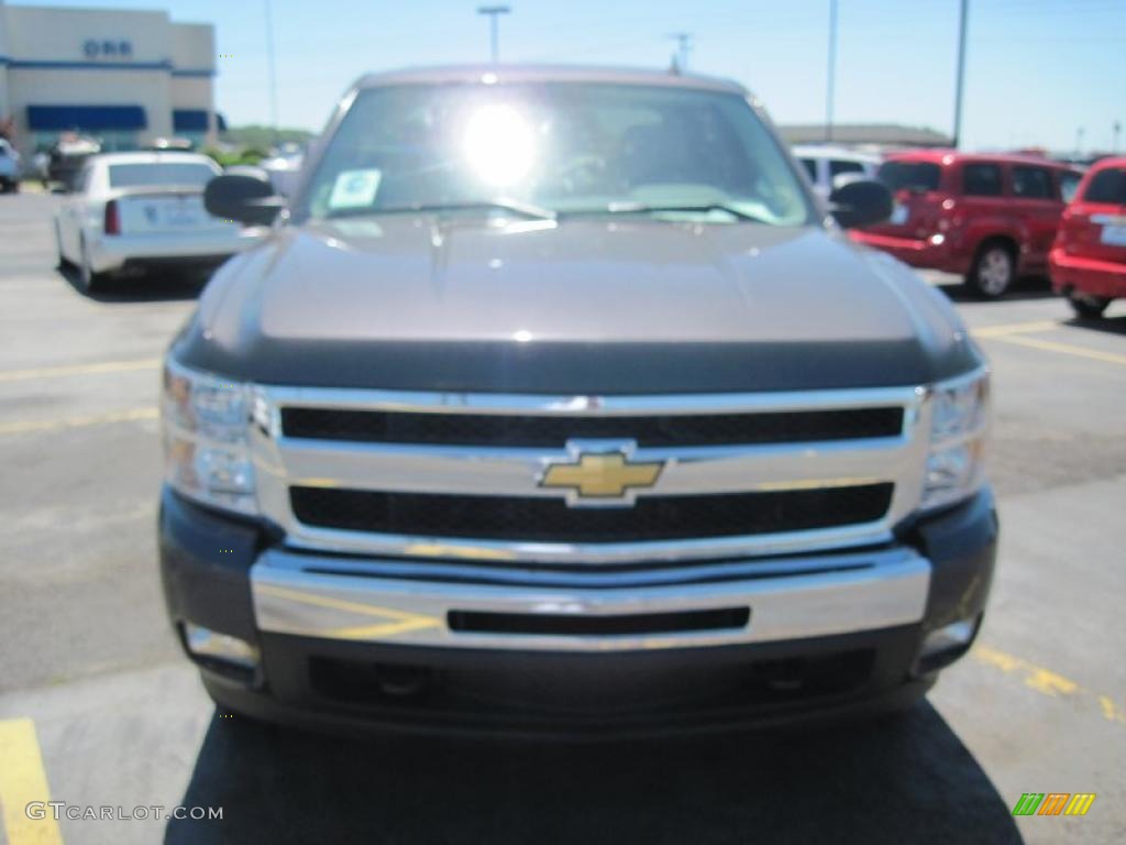 2010 Silverado 1500 LT Crew Cab 4x4 - Taupe Gray Metallic / Light Titanium/Ebony photo #2