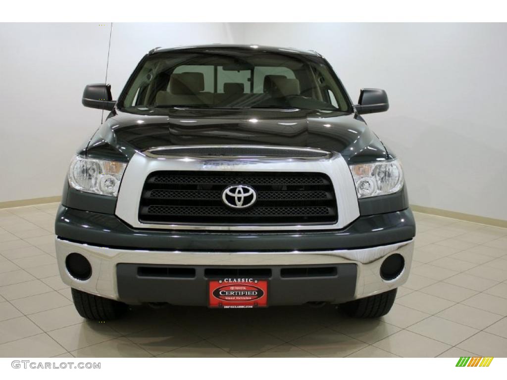 2007 Tundra SR5 Double Cab 4x4 - Timberland Mica / Beige photo #2