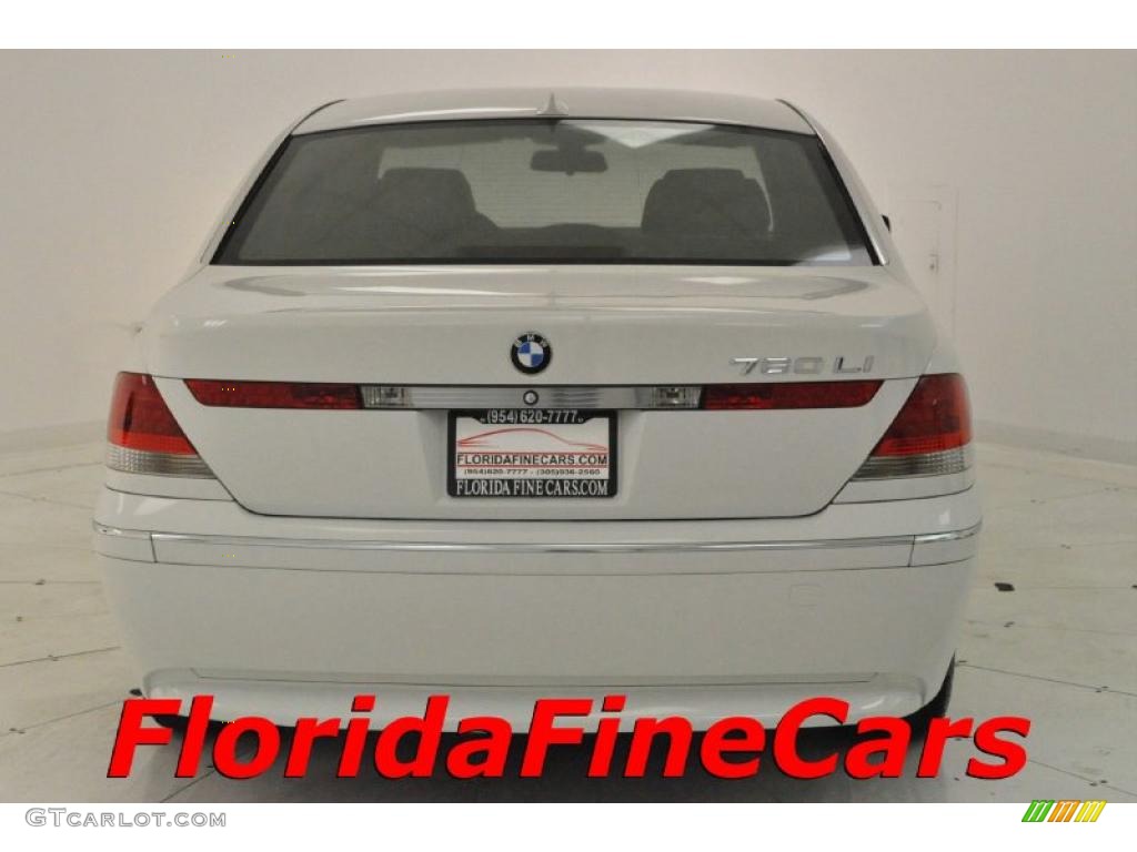 2002 7 Series 745Li Sedan - Alpine White / Beige III photo #6