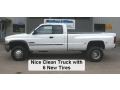 2002 Bright White Dodge Ram 3500 SLT Quad Cab 4x4 Dually  photo #2