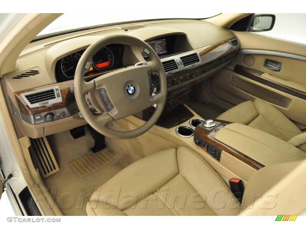 2002 7 Series 745Li Sedan - Alpine White / Beige III photo #12