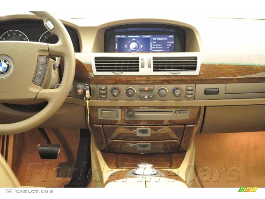 2002 7 Series 745Li Sedan - Alpine White / Beige III photo #16