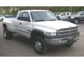 2002 Bright White Dodge Ram 3500 SLT Quad Cab 4x4 Dually  photo #19