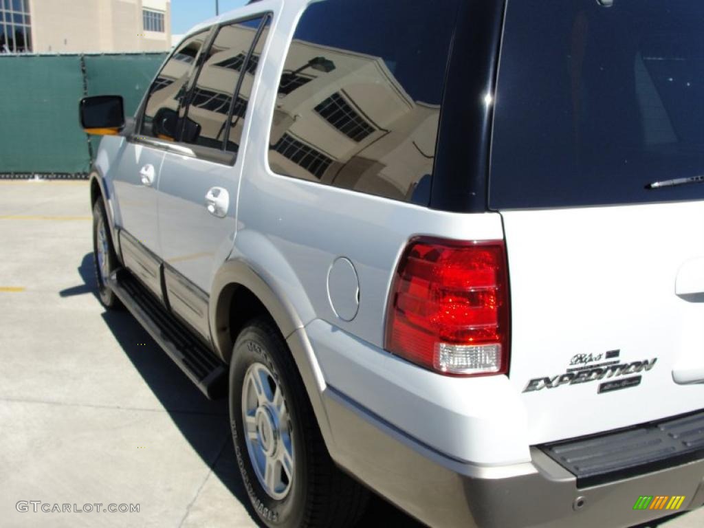 2003 Expedition Eddie Bauer - Oxford White / Medium Parchment photo #5
