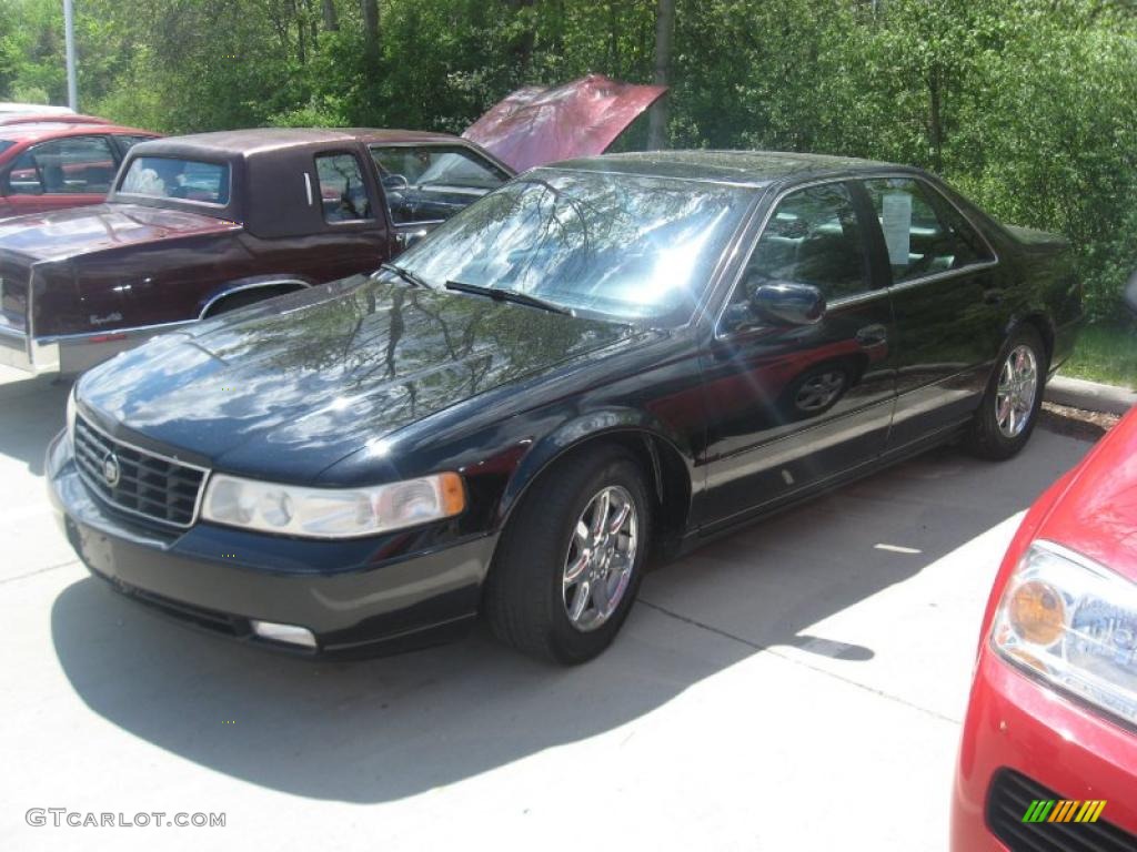 2000 Seville STS - Sable Black / Black photo #3