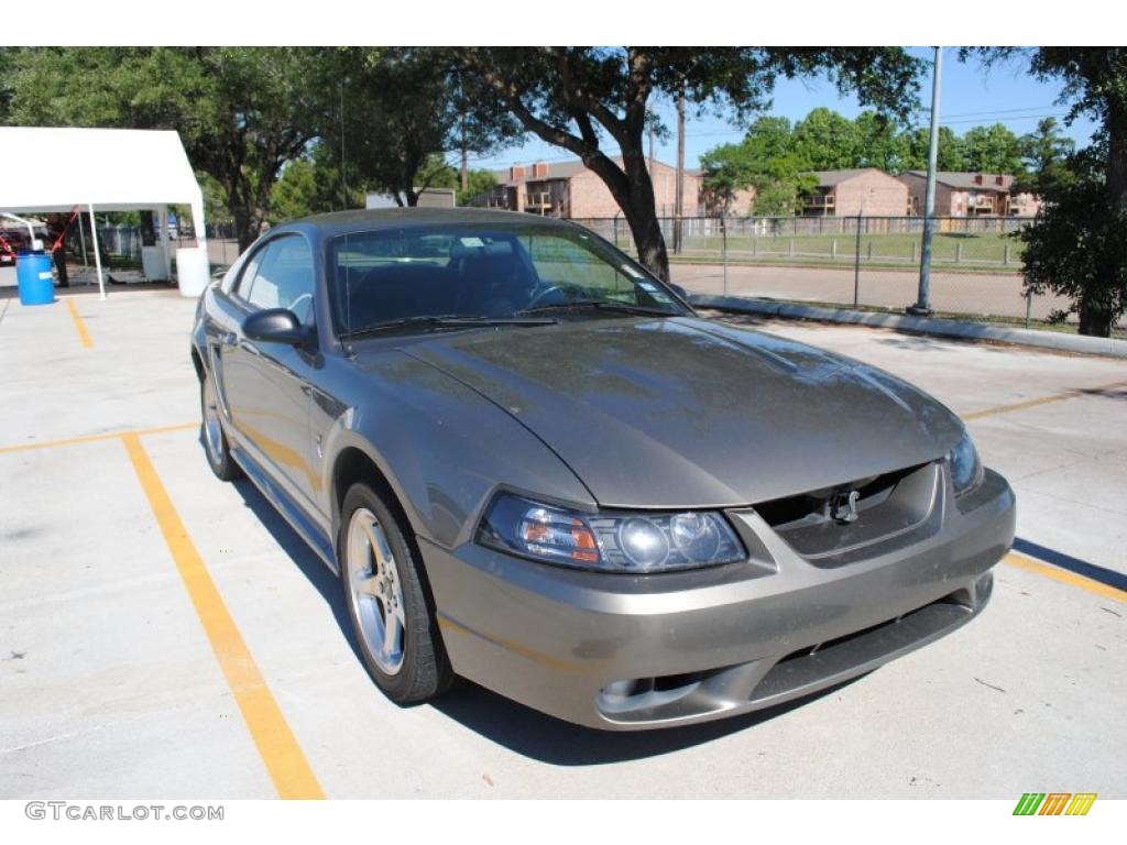 2001 Mustang Cobra Coupe - Mineral Grey Metallic / Dark Charcoal photo #4