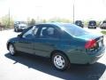 2002 Clover Green Metallic Honda Civic LX Sedan  photo #4