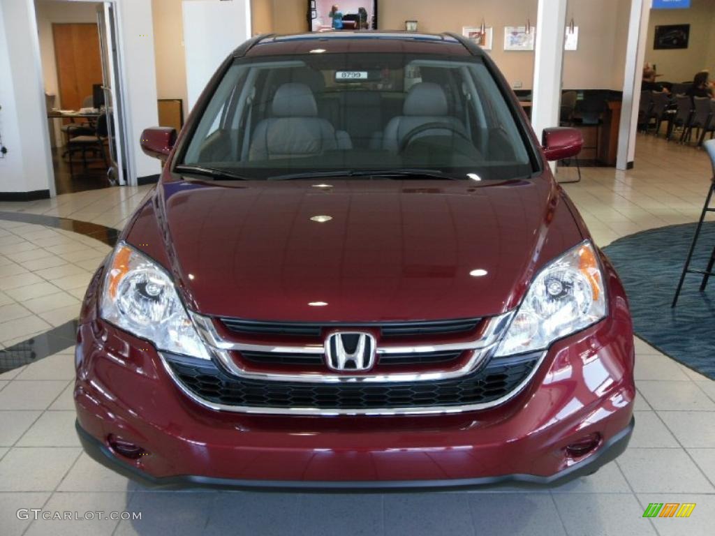 2010 CR-V EX-L - Tango Red Pearl / Gray photo #6