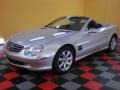 2003 Brilliant Silver Metallic Mercedes-Benz SL 500 Roadster  photo #1