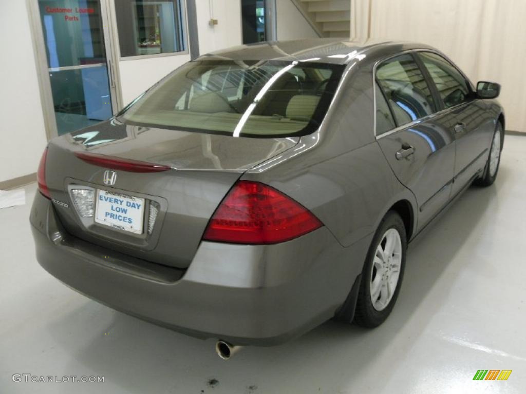 2007 Accord EX Sedan - Carbon Bronze Pearl / Ivory photo #4
