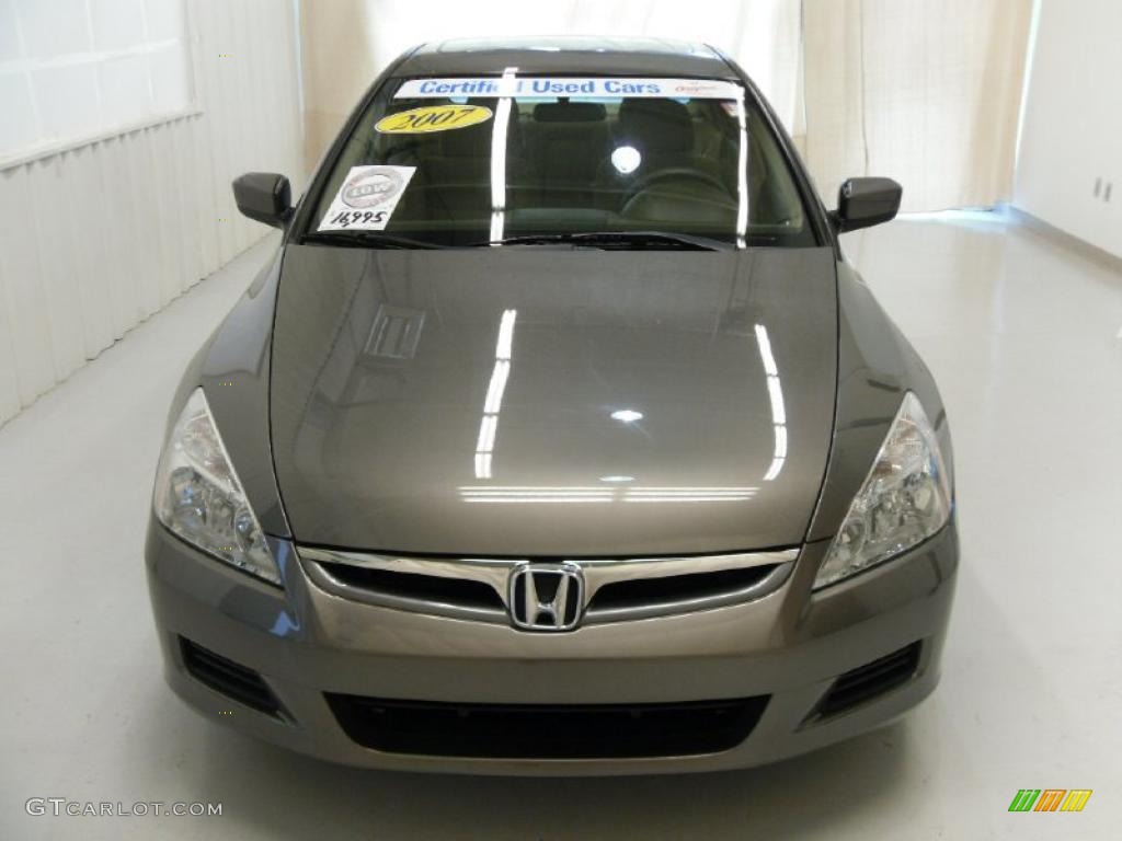 2007 Accord EX Sedan - Carbon Bronze Pearl / Ivory photo #6