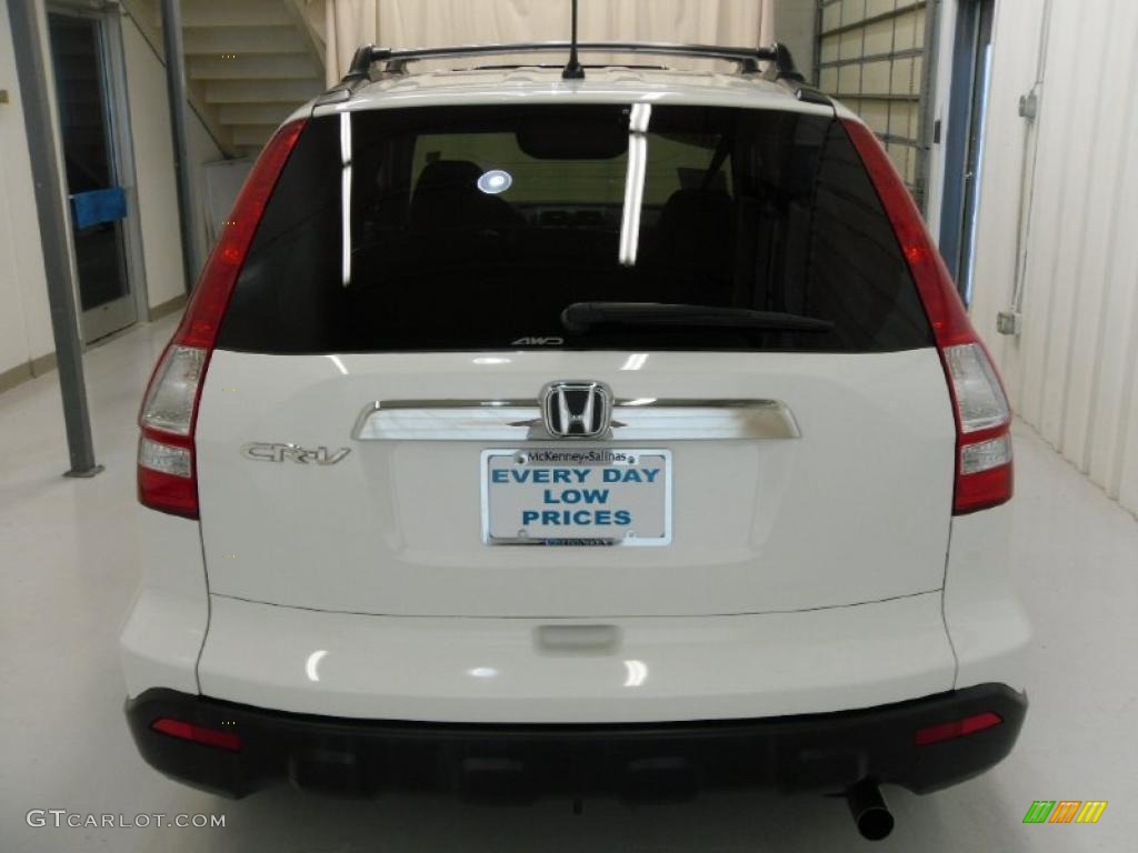 2007 CR-V EX 4WD - Taffeta White / Gray photo #3