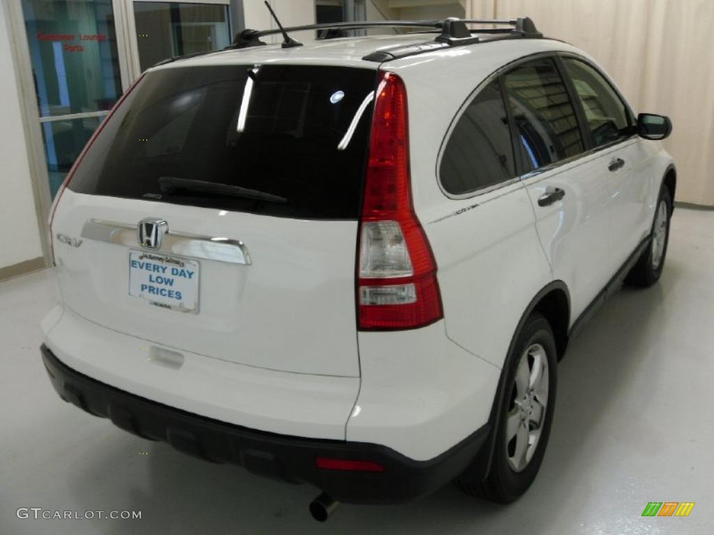 2007 CR-V EX 4WD - Taffeta White / Gray photo #4