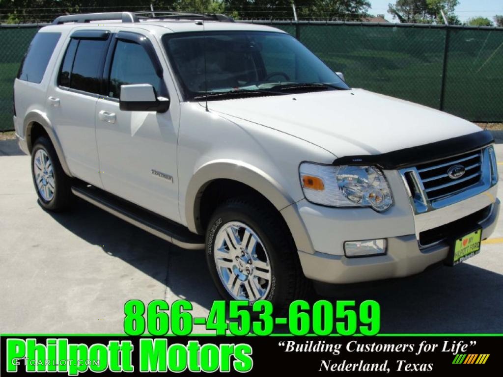 White Suede Ford Explorer