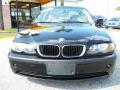 2002 Jet Black BMW 3 Series 325i Sedan  photo #2