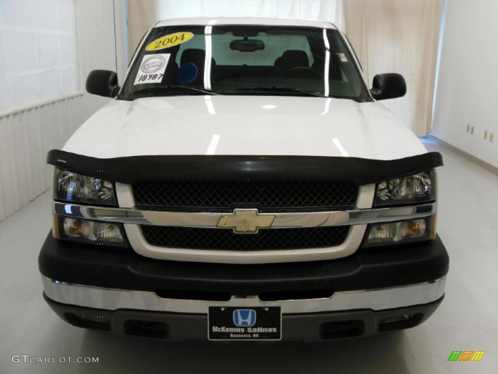 2004 Silverado 1500 Z71 Extended Cab 4x4 - Summit White / Dark Charcoal photo #6