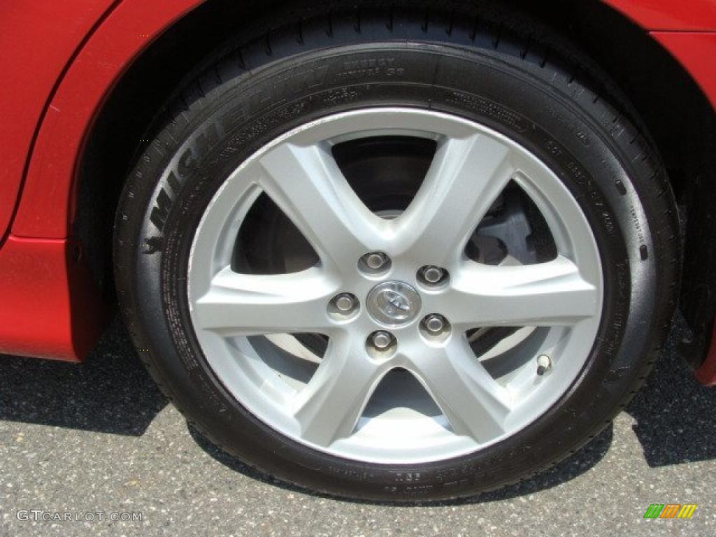 2009 Camry SE - Barcelona Red Metallic / Charcoal photo #14