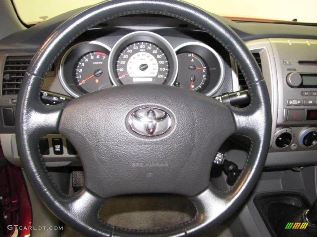 2006 Tacoma Access Cab 4x4 - Radiant Red / Graphite Gray photo #16