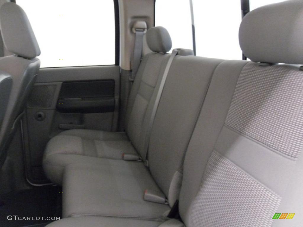 2007 Ram 1500 SLT Quad Cab 4x4 - Bright White / Medium Slate Gray photo #13