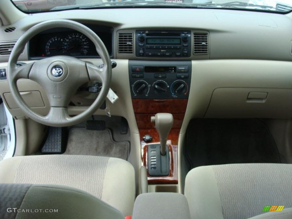 2008 Corolla LE - Super White / Beige photo #9