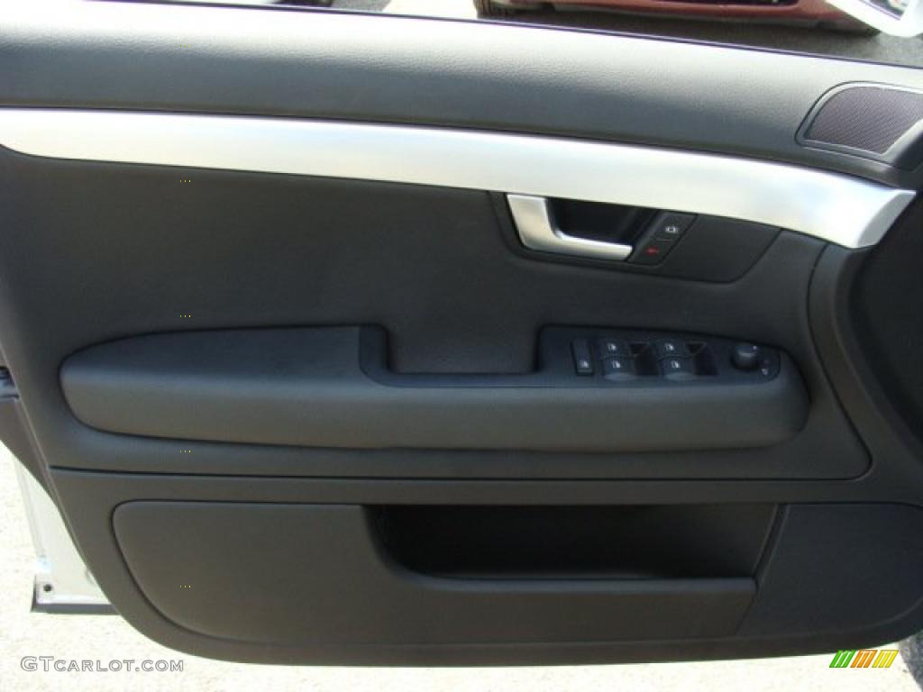2008 A4 2.0T quattro Sedan - Light Silver Metallic / Black photo #6
