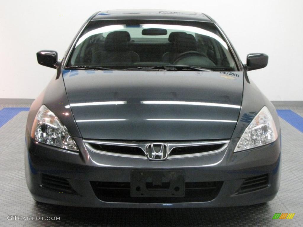 2007 Accord EX-L Sedan - Graphite Pearl / Gray photo #7