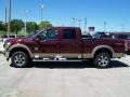 2011 Royal Red Metallic Ford F250 Super Duty Lariat Crew Cab 4x4  photo #2